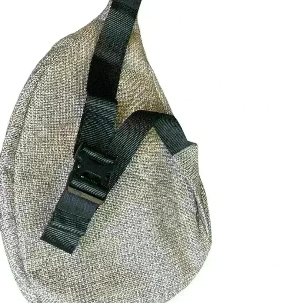 Comeback With A Warrant Crossbody/Sling Bag In Soft Fabric Material.